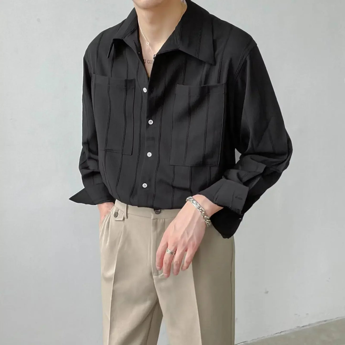 Casual Long Sleeve Button Down Shirt