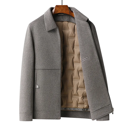 Classic Textured Wool Coat
