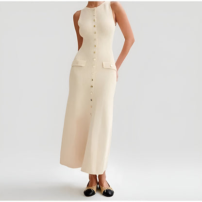 Floral Fit A-line Winter Dress - Nocini