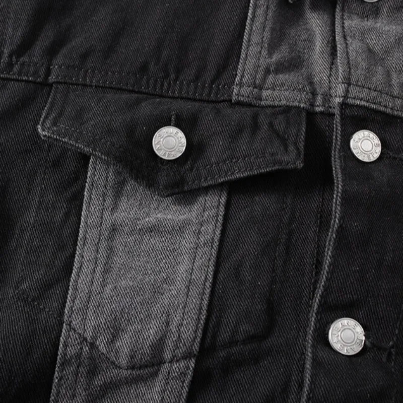 Ripped Blue Distressed Jeans Jacket