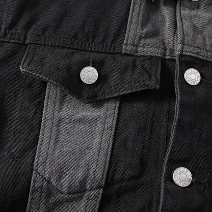 Ripped Blue Distressed Jeans Jacket