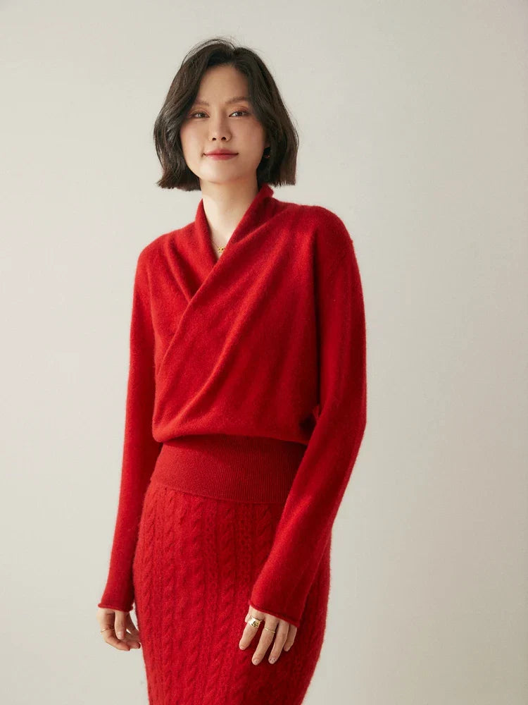 Cozy Wool V-Neck Sweater