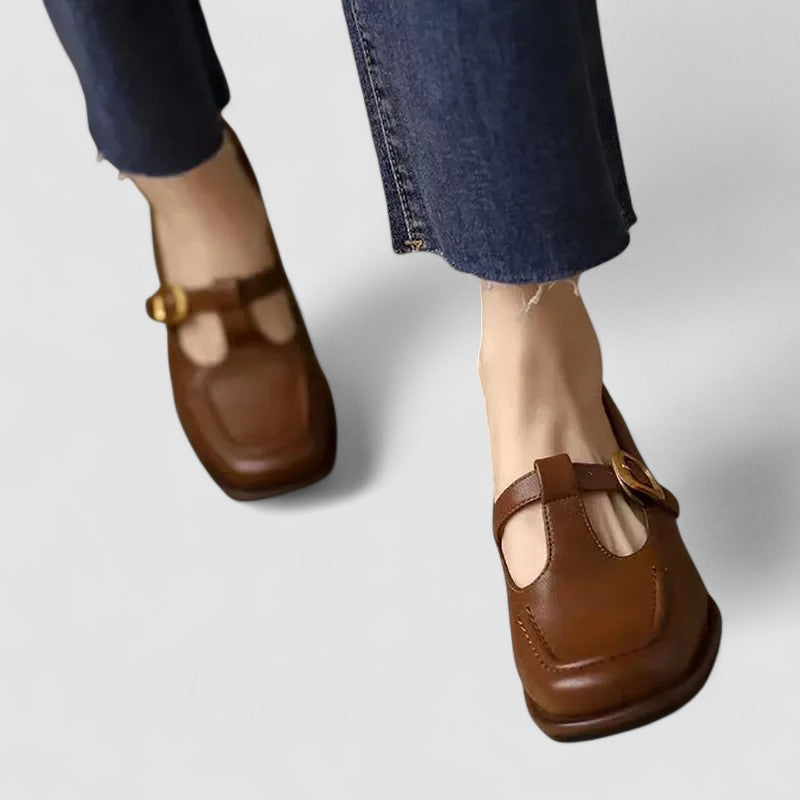 Comfortable Supportive Mary Jane Flat Shoes