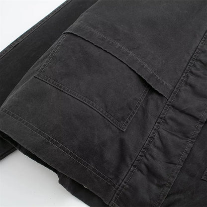 Rugged Cotton Large Utility Jacket