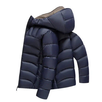 Warm Quilted Hooded Puffer Jacket