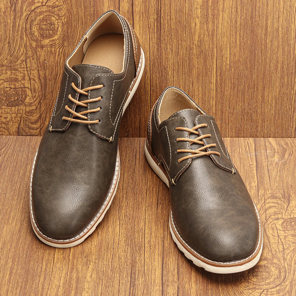 Genuine Leather Mens Shoe - Nocini