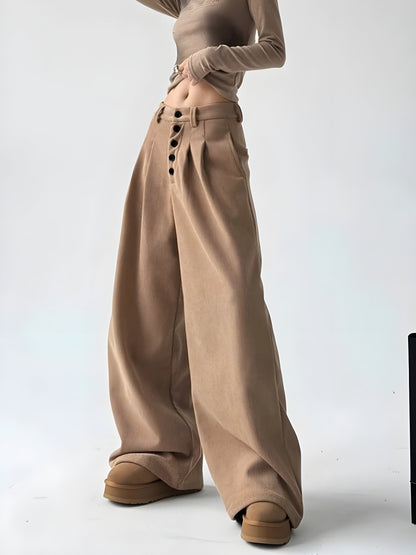 Wide Leg Corduroy Pants
