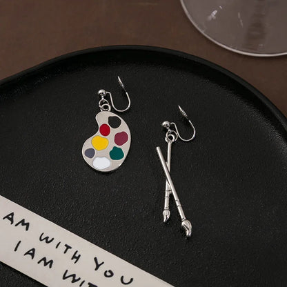 Chic Drop Pendant Earrings