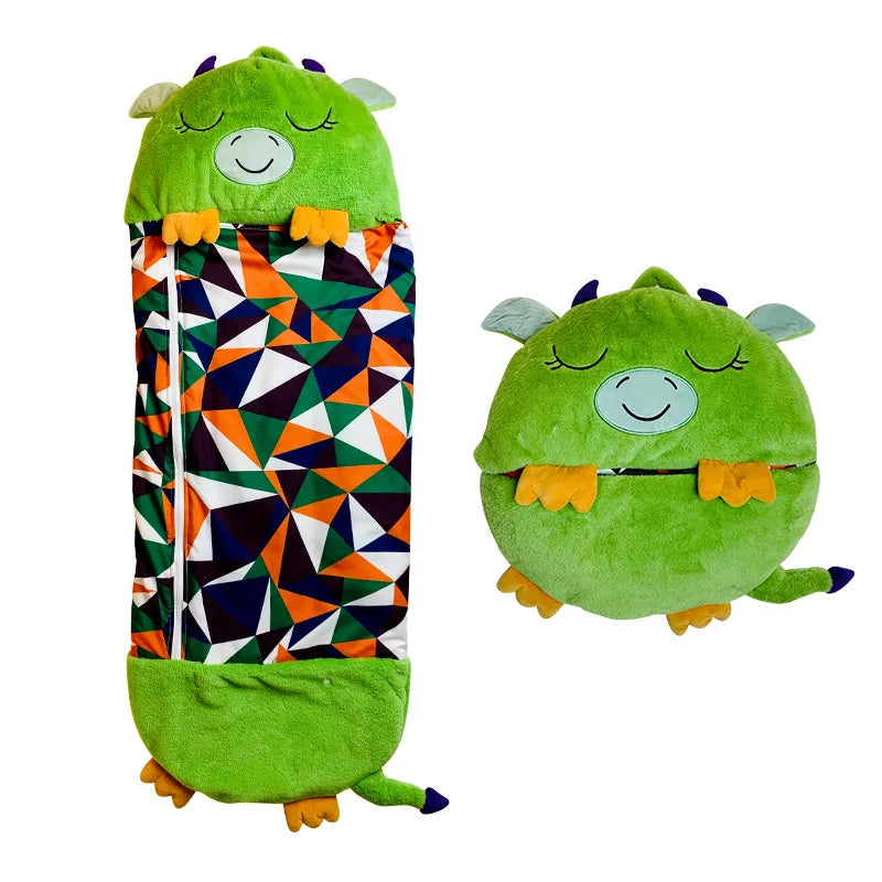 Cozy Kids Sleep Bag with Plush Toy