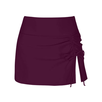 Flattering Mid Waist Swimsuit Skirt
