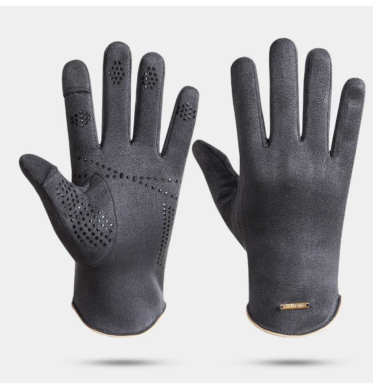 Tight Fit Work Gloves with Studded Accents