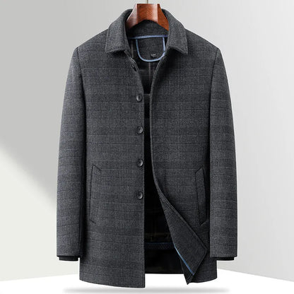 Classic Checked Winter Coat