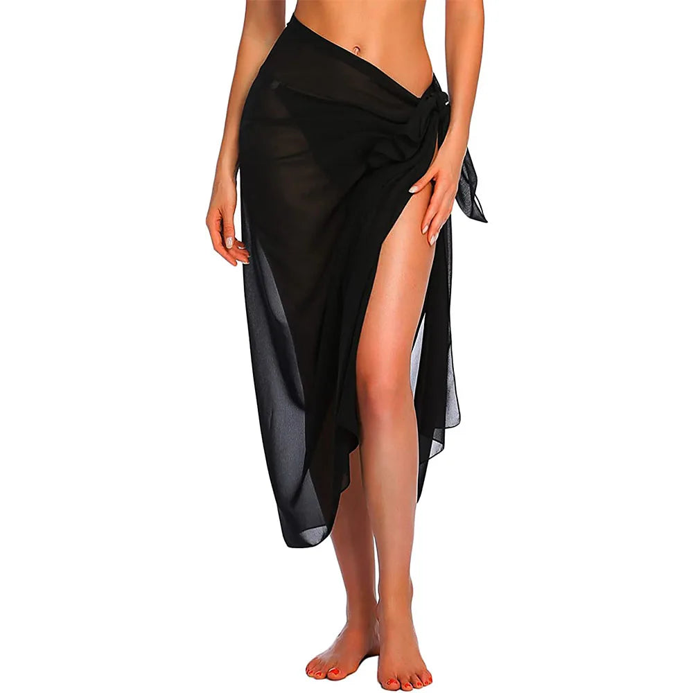 Flowy Beach Wrap Skirt for Women