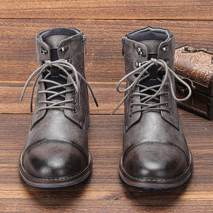 Classic Leather Cap Toe Boot