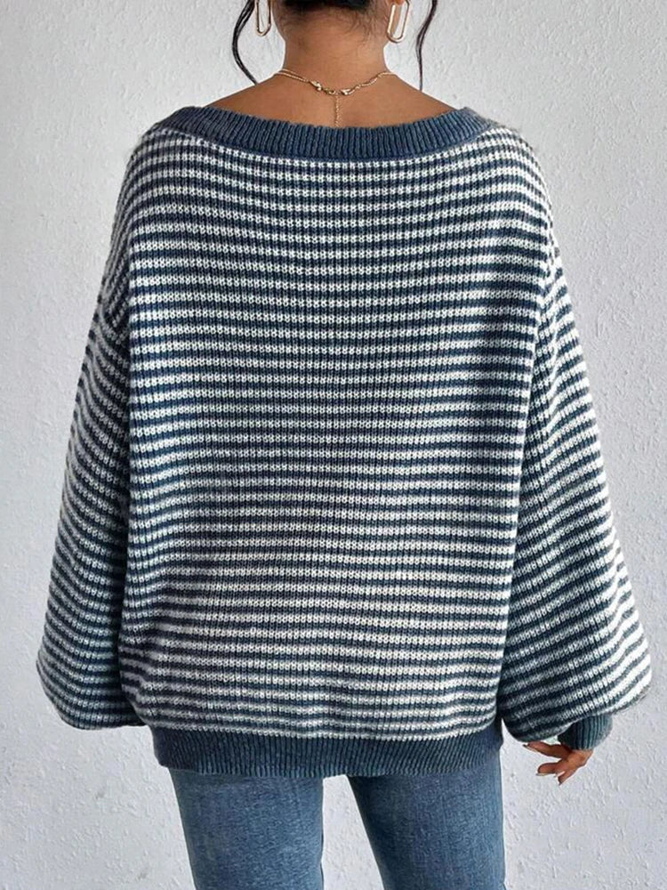 Relaxed Fit Long Sleeve Sweater