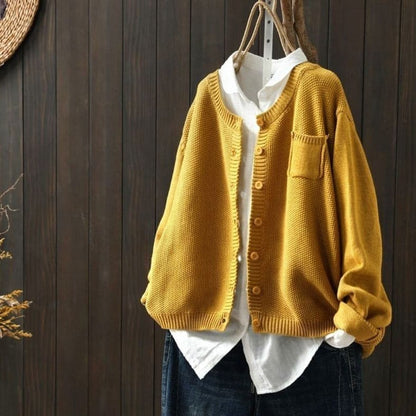 Cozy Oversized Knit Cardigan for Women - Nocini