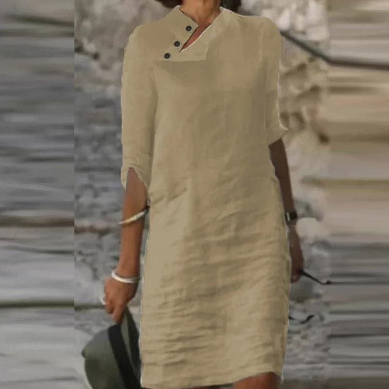 Casual Knee Length A Line Dress for Women
