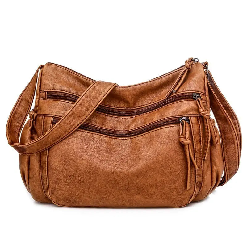 Faux Leather Small Cross Body Handbag