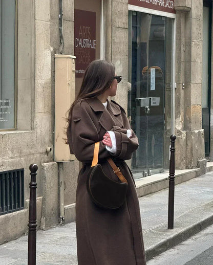 Ladies Waterproof Belted Winter Coat