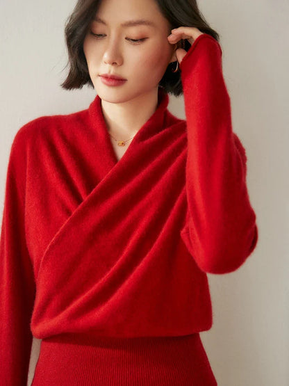 Cozy Wool V-Neck Sweater