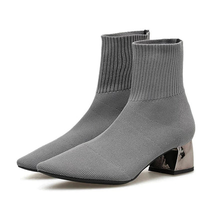 Cozy Low Cut Knit Boot - Nocini