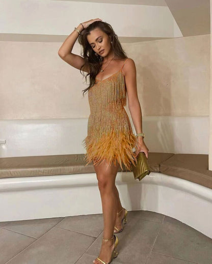 Lena - Elegant Sparkly Party Dress