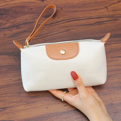 Elegant Faux Leather Wristlet Purse Bag - Nocini