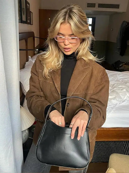 Ladies' Luxury Suede Coat
