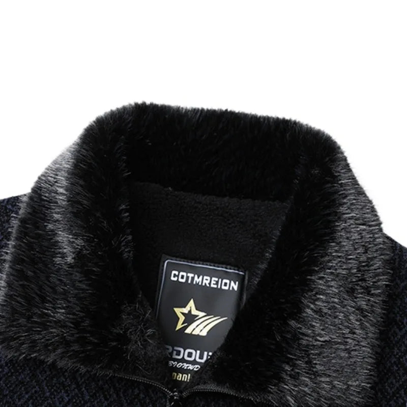Warm Faux Fur Parka Coat