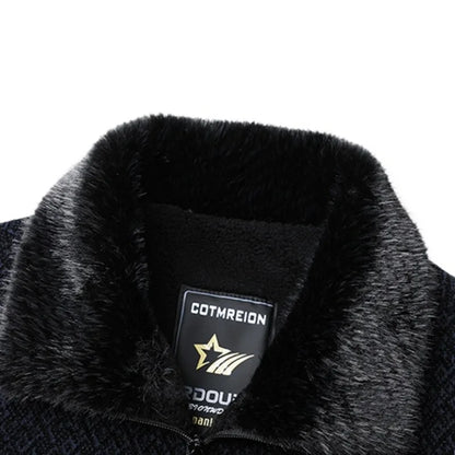 Warm Faux Fur Parka Coat