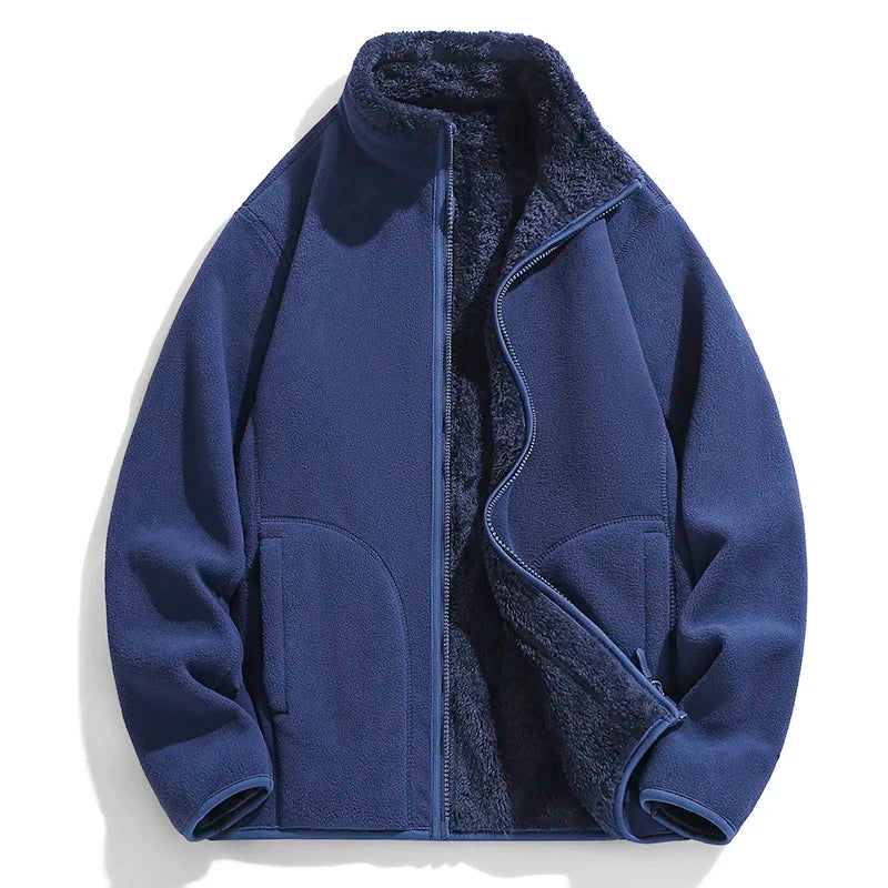 Cozy Fleece Lined Casual Jacket - Nocini