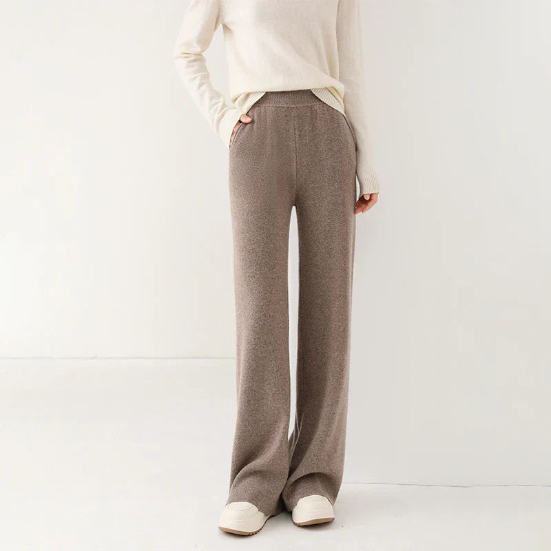 Comfortable Loose Fit Wide Leg Pants | Elastic Waist Pants - Nocini