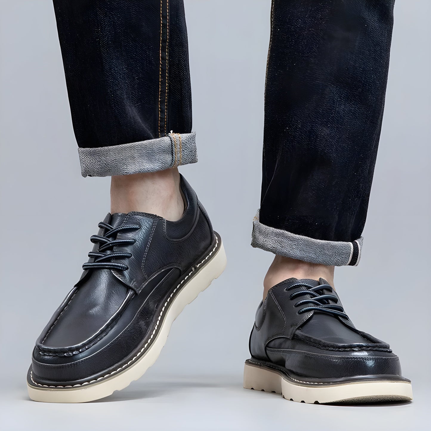 Luxury Genuine Leather Slip On Shoes