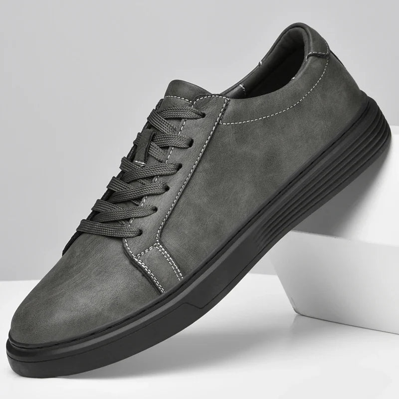 Authentic Real Leather Low Top Sneaker