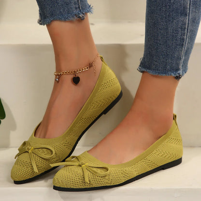 Comfortable Ribbon Tie Shoes