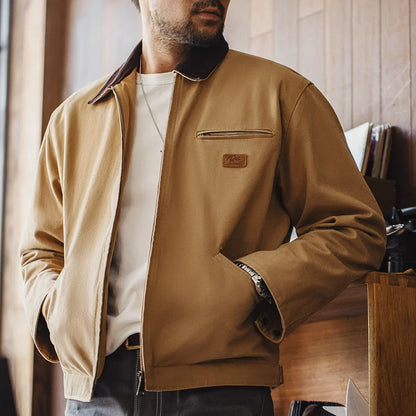 Classic Workman Leather Jacket - Nocini
