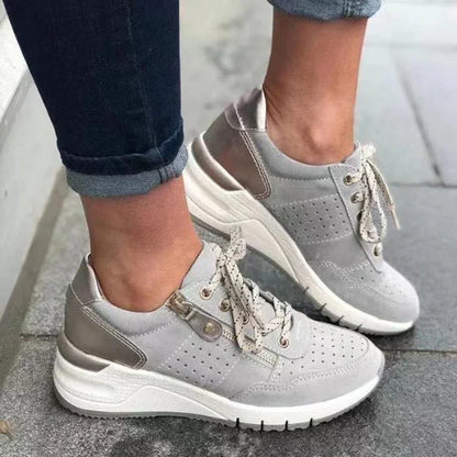 Comfortable Ladies Walking Sneakers - Olytrend