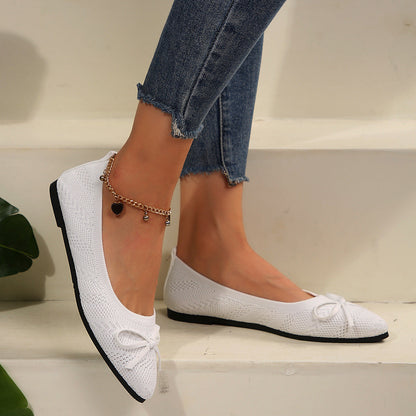 Comfortable Ribbon Tie Shoes