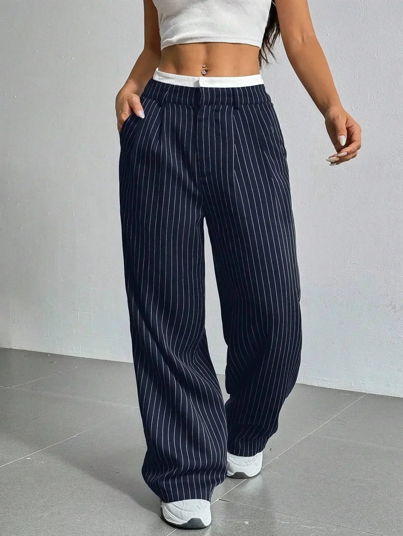 Comfortable High Waist Women's Pants