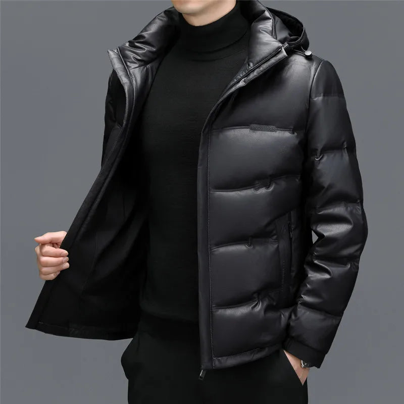 Warm Quilted Hooded Puffer Coat