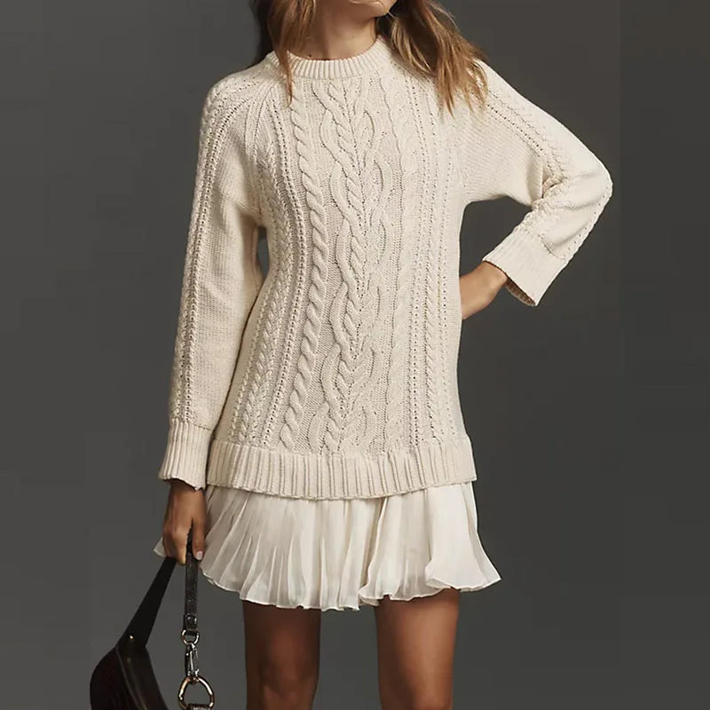 Stylish Women's Sweater Dress