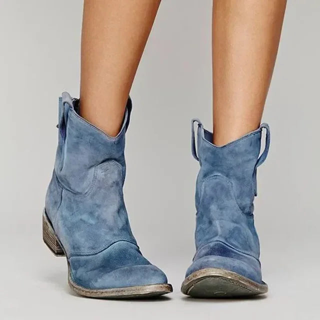 Classic Ladies Cowboy Ankle Boots
