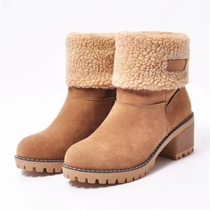 Warm Knee High Wool Winter Boots