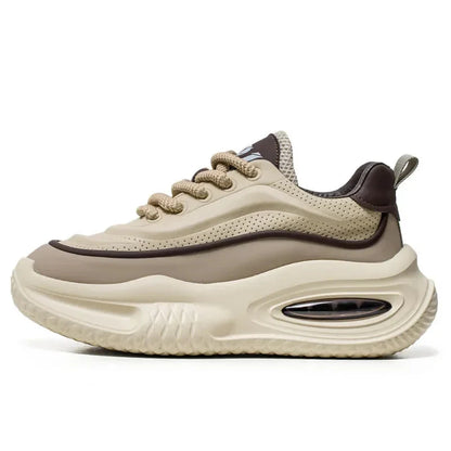 Thick Sole Mens Sneakers - Cushioned Comfortable Shoes
