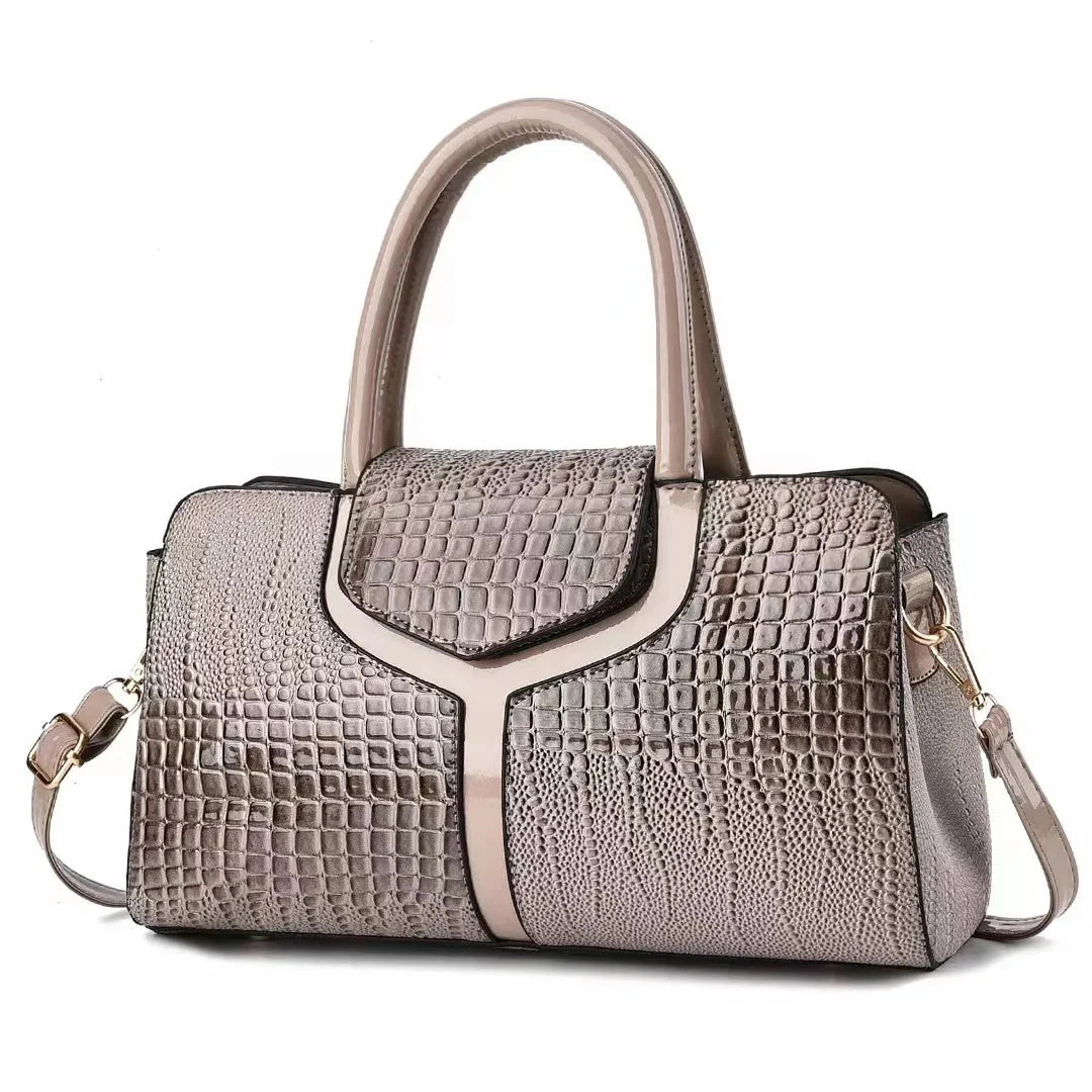 Classic Leather Tote Handbag for Women - Nocini