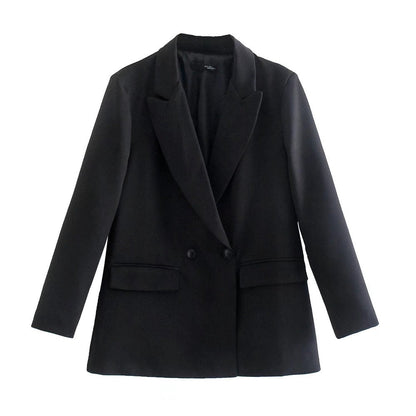 Stylish Women's Double Button Jacket