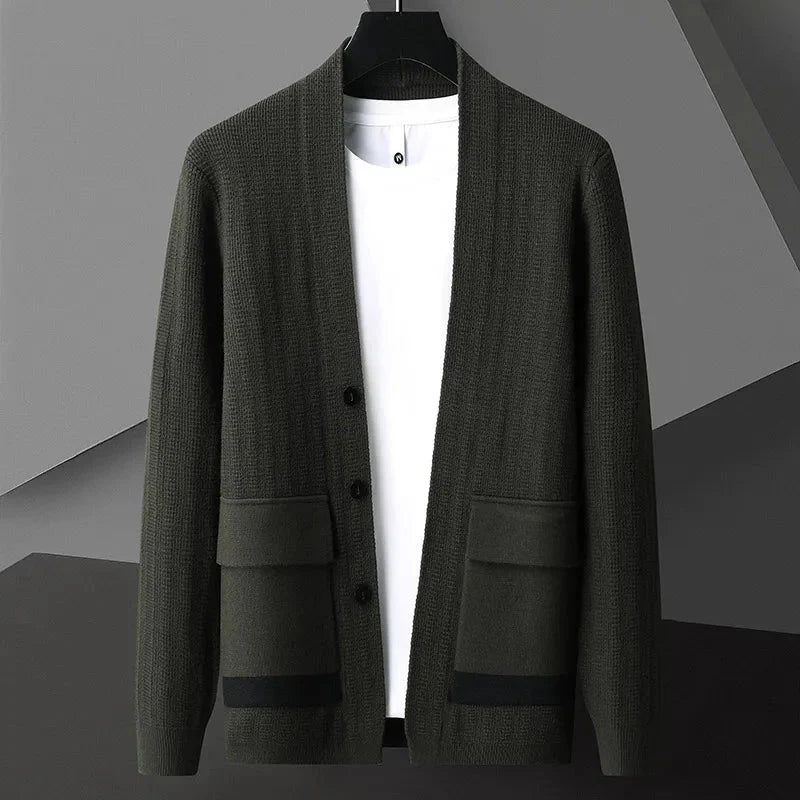 Soft Oversized Men's Cardigan Sweater