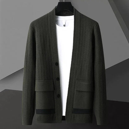 Soft Oversized Men's Cardigan Sweater