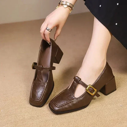Elegant Classic Mary Jane Shoes - Nocini