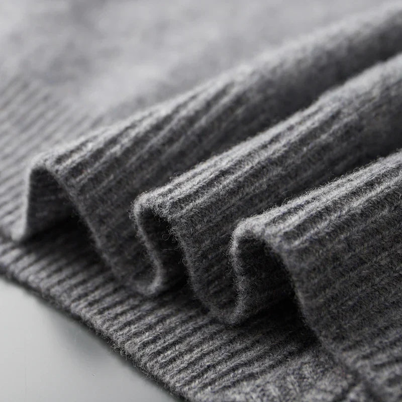 Classic Crew Neck Zip Jacket